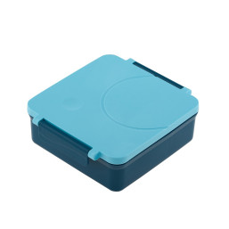 Bento Lunch Box w Insulated - Blue with Food Flask 